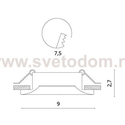 Светильник потолочный Divinare 1809/03 PL-1 MONELLO