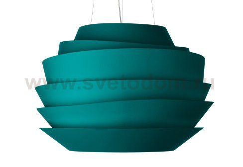 Подвесной светильник Foscarini LE SOLEIL (Halogen) Аквамарин Высота 5 метров