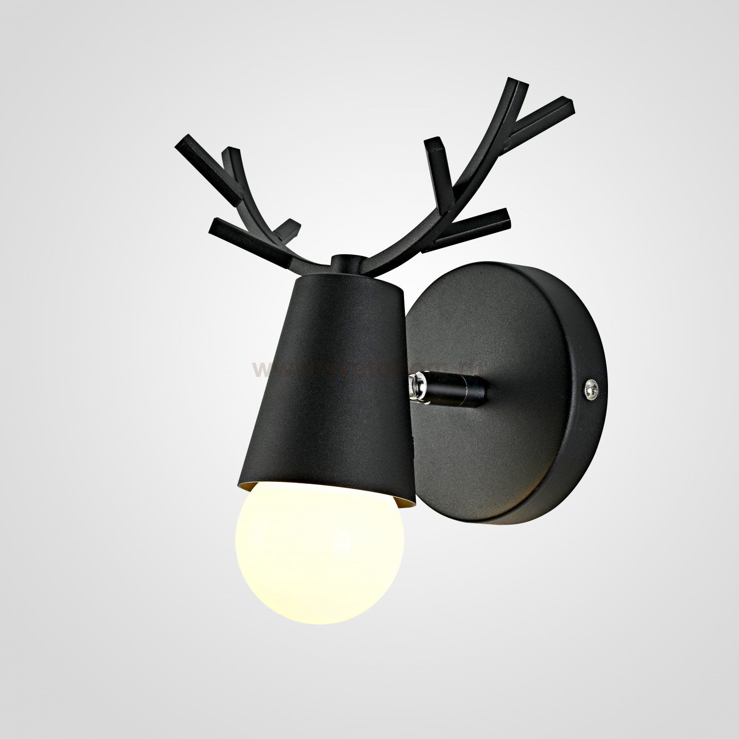 Бра с рожками DEER A Black ImperiumLoft 181038-26