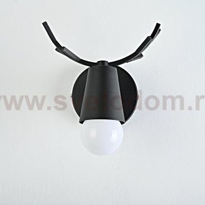 Бра с рожками DEER A Black ImperiumLoft 181038-26
