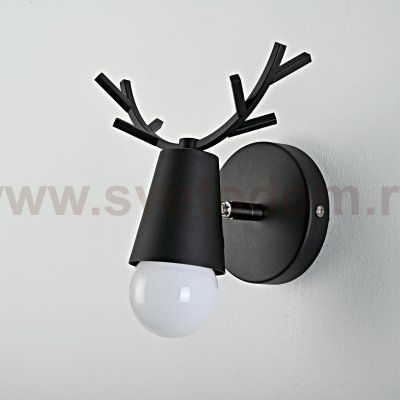Бра с рожками DEER A Black ImperiumLoft 181038-26