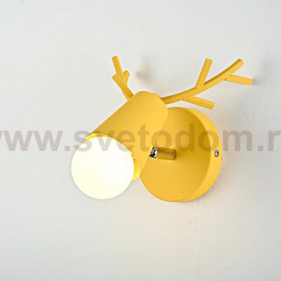 Бра с рожками DEER A Yellow ImperiumLoft 181042-26