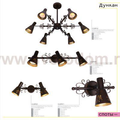 Светильник настенный бра Citilux CL529521 Дункан