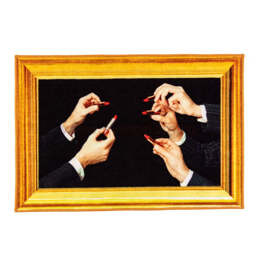 Коврик Lipstick Black