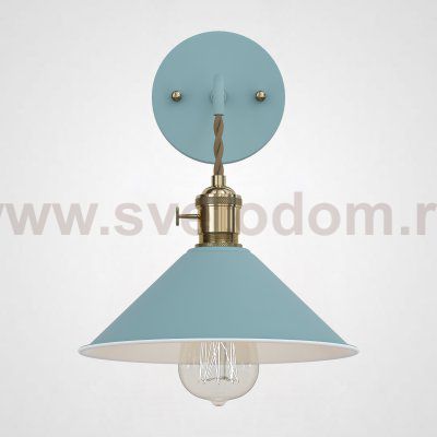 Бра с подвесным плафоном BRAID WALL Blue ImperiumLoft 181876-26