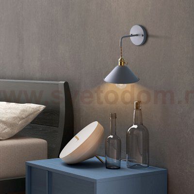 Бра с подвесным плафоном BRAID WALL Gray ImperiumLoft 181877-26