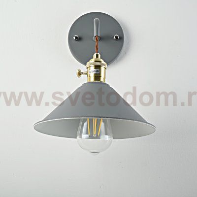 Бра с подвесным плафоном BRAID WALL Gray ImperiumLoft 181877-26