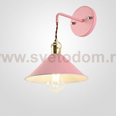 Бра с подвесным плафоном BRAID WALL Pink ImperiumLoft 181878-26