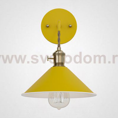 Бра с подвесным плафоном BRAID WALL Yellow ImperiumLoft 181879-26