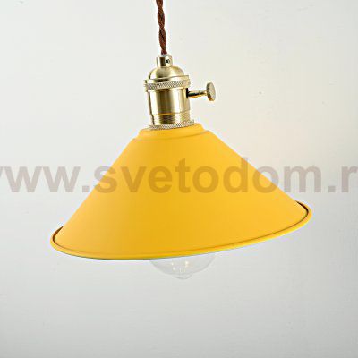 Бра с подвесным плафоном BRAID WALL Yellow ImperiumLoft 181879-26