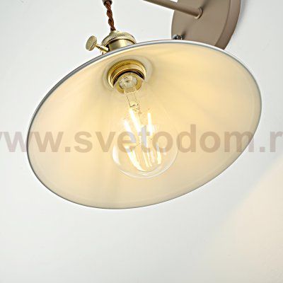 Бра с подвесным плафоном BRAID WALL Khaki ImperiumLoft 181880-26