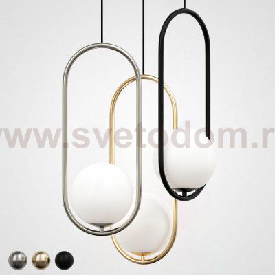 Подвесной светильник Matthew McCormick hoop 40 Бронза MILA Pendant ImperiumLoft 181903-22