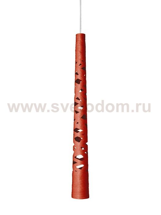Подвесной светильник Foscarini TRESS STILO красный