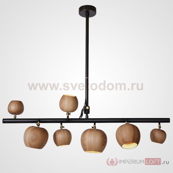 Подвесной реечный светильник CONNY L7 Light brown ImperiumLoft 182065-26