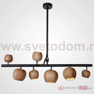 Подвесной реечный светильник CONNY L7 Light brown ImperiumLoft 182065-26