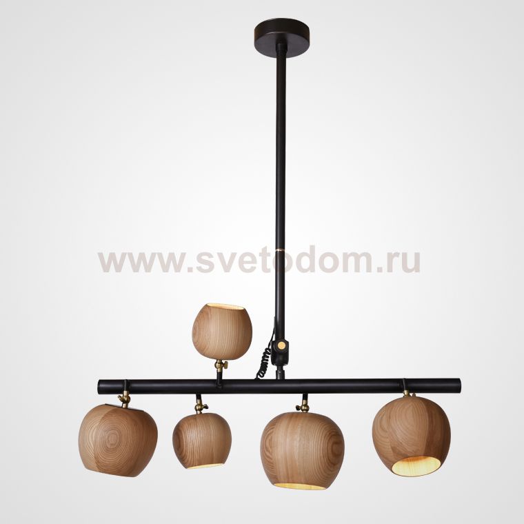 Подвесной реечный светильник CONNY L5 Light brown ImperiumLoft 182066-26