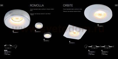 Светильник точечный Divinare 1827/04 PL-1 ROMOLLA