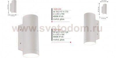 Уличный светильник Favourite 1829-2W Flicker