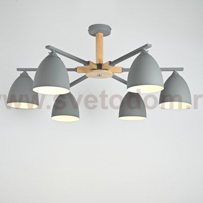 Потолочная люстра NOA 6 Gray by ImperiumLoft ImperiumLoft 183460-26