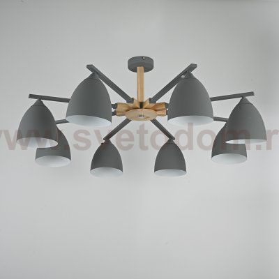 Потолочная люстра NOA 8 Gray by ImperiumLoft ImperiumLoft 183461-26