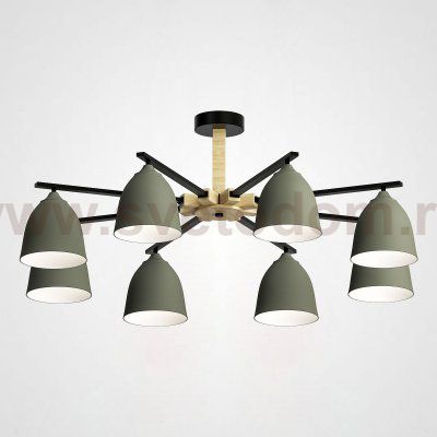 Потолочная люстра NOA 8 Olive by ImperiumLoft ImperiumLoft 183464-26