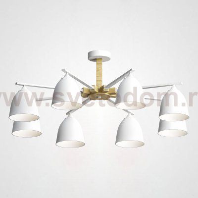 Потолочная люстра NOA 8 White by ImperiumLoft ImperiumLoft 183470-26