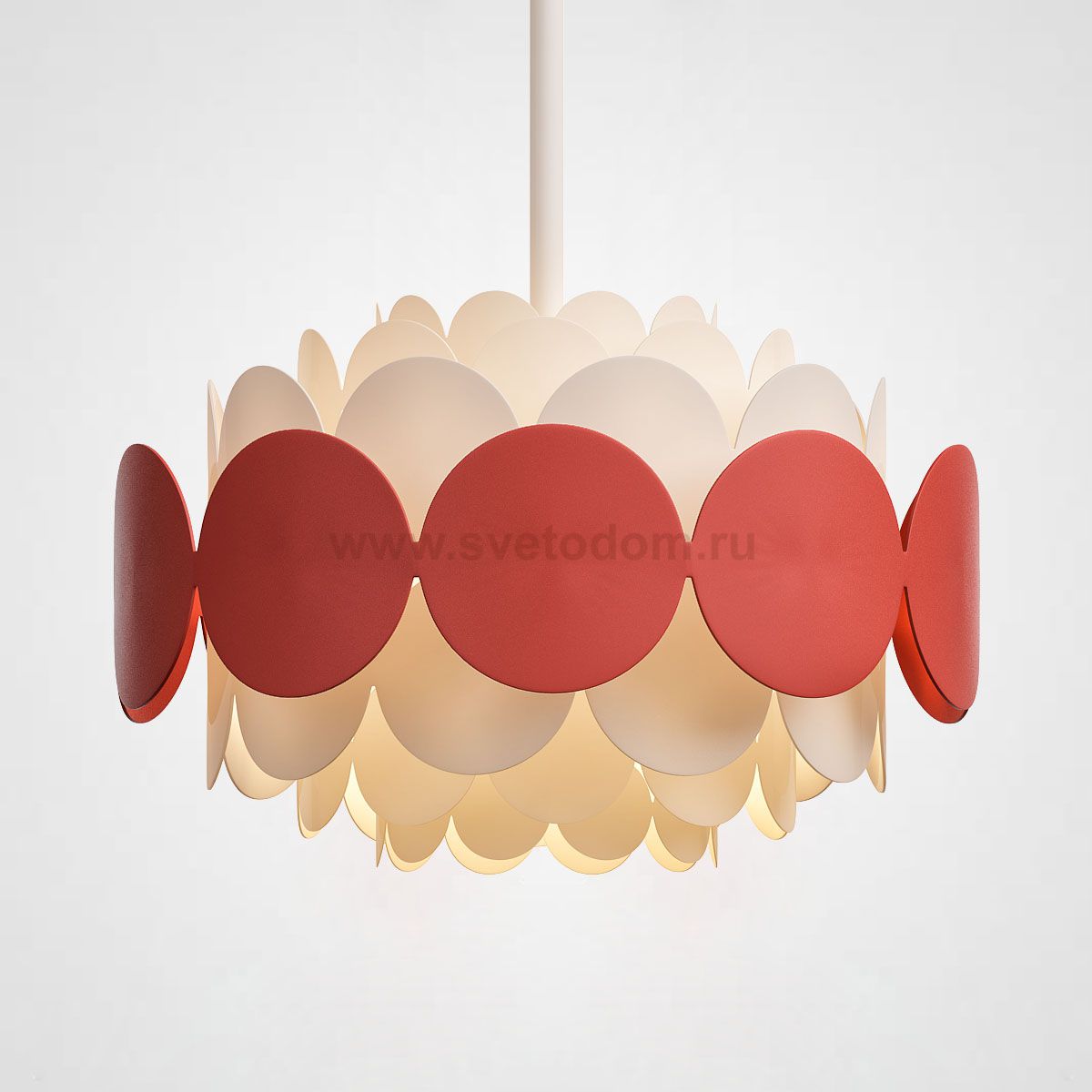 Люстра на штанге ASOLA D40 Red by ImperiumLoft ImperiumLoft 183482-26