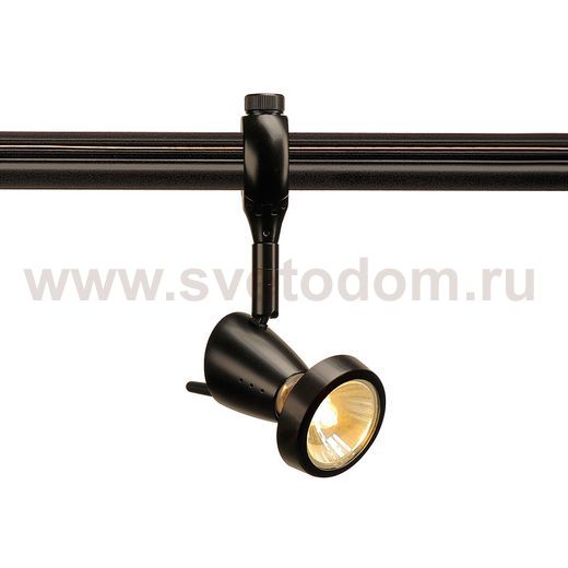 SLV 184090 SIENA Lampenkopf f?r EASYTEC II, schwarz, GU10, max 75W, inkl. Decoring