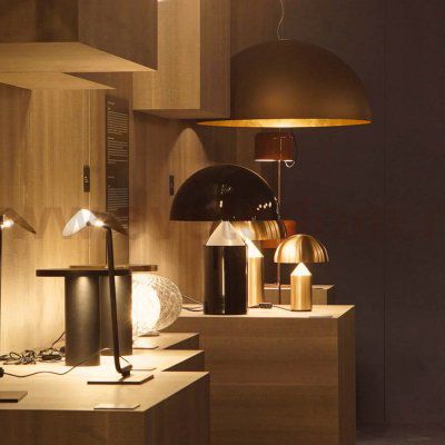 Настольная лампа Atollo Table Lamp white H50 ImperiumLoft 184497-22