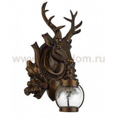 Светильник настенный олень с рогами Favourite 1849-1W Hunt