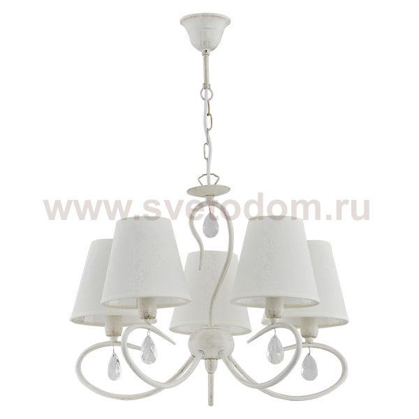 Светильник Alfa 18525 Bali White (плафон 83059 - 5 шт.)