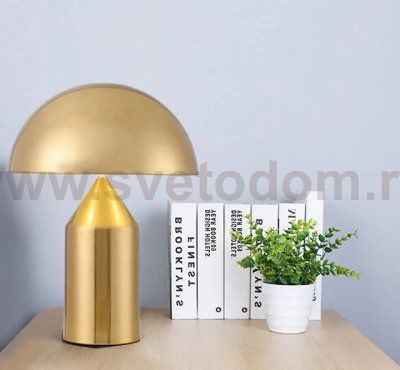 Настольная лампа Atollo Table Lamp gold H35 ImperiumLoft 185363-22