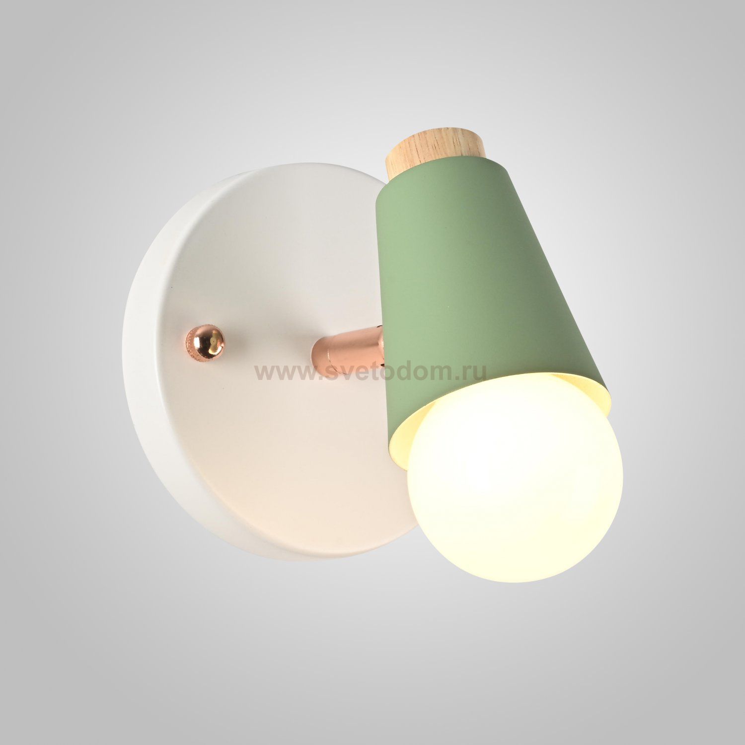 Настенный светильник ROTARY WALL Серый ImperiumLoft 185371-26