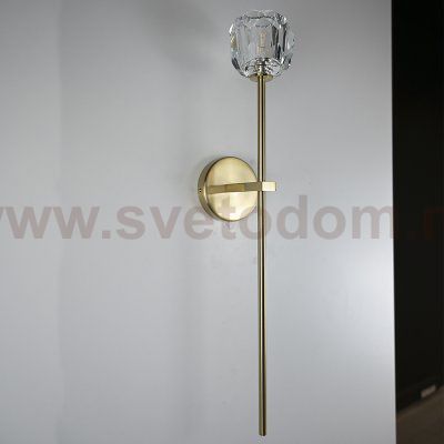 Бра RH Boule de Cristal Long Sconce Brass ImperiumLoft 185376-22