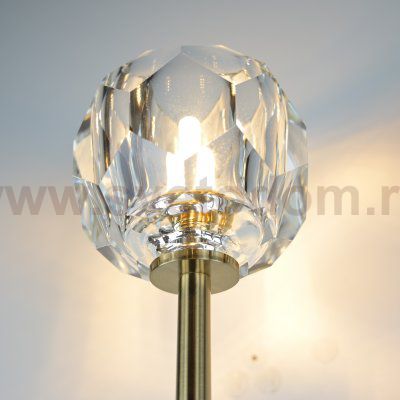 Бра RH Boule de Cristal Long Sconce Brass ImperiumLoft 185376-22