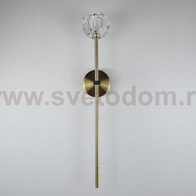 Бра RH Boule de Cristal Long Sconce Brass ImperiumLoft 185376-22