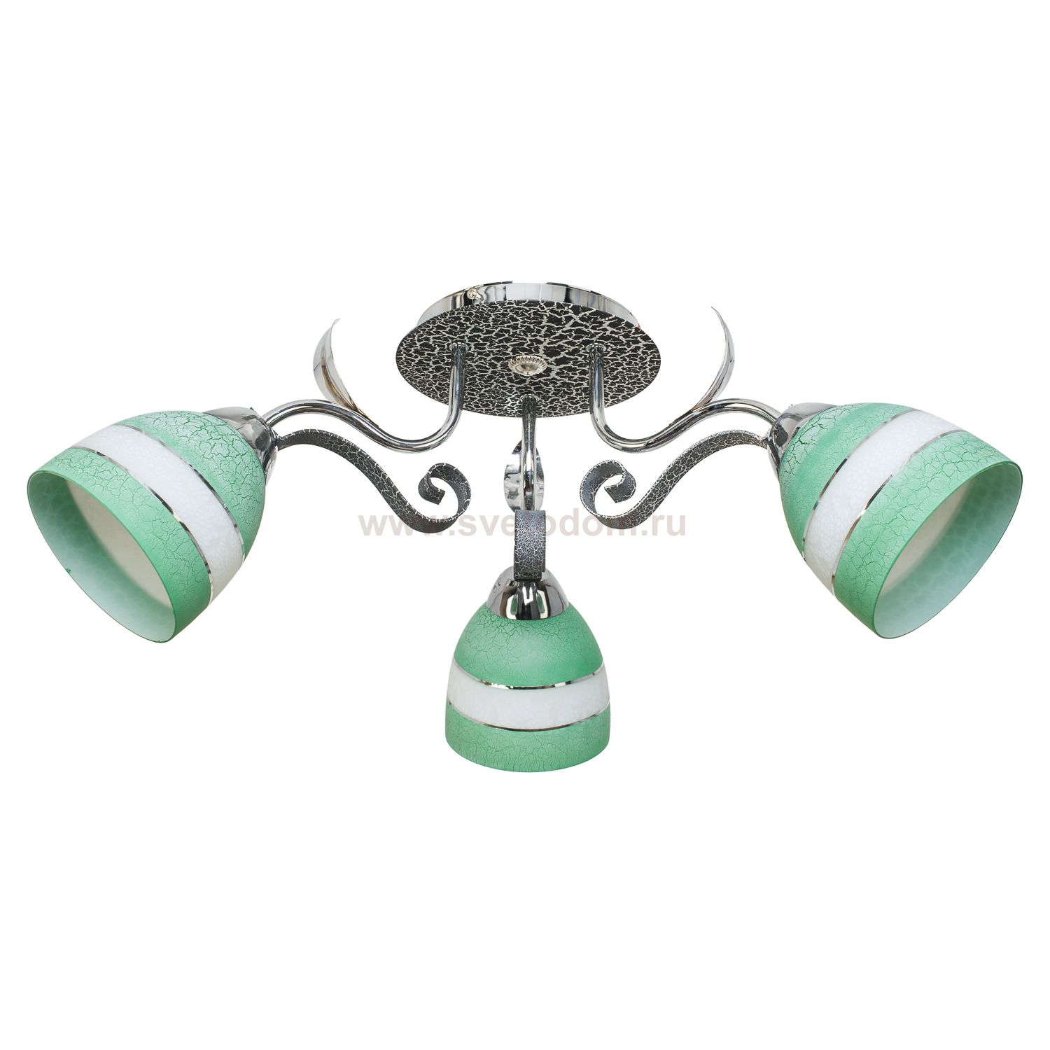 Светильник ЭкономСвет 1857LM/3CR WT+GN