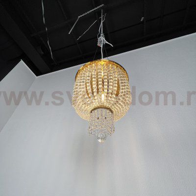 Потолочная люстра JACQUELINE WHITE SCONCE brass ImperiumLoft 186172-22