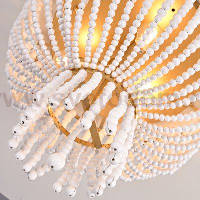Люстра JACQUELINE CLEAR FLUSH-MOUNT brass ImperiumLoft 186173-22