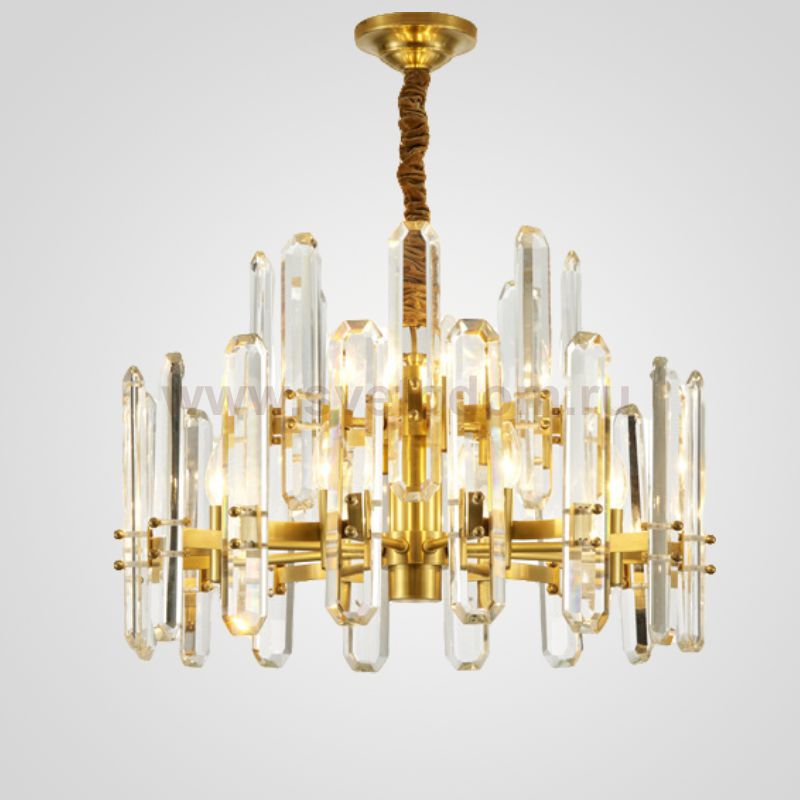 Люстра RH BONNINGTON Chandelier brass D660 ImperiumLoft 186178-22
