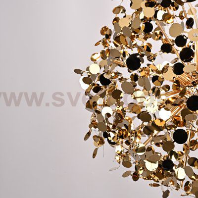 Люстра Tezani Argent Suspension Pendant lamp 85 gold D50 ImperiumLoft 186184-22