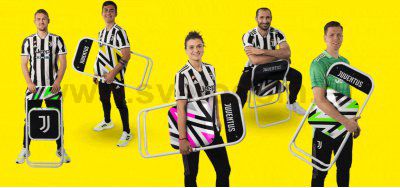 Складной стул Juventus Pink