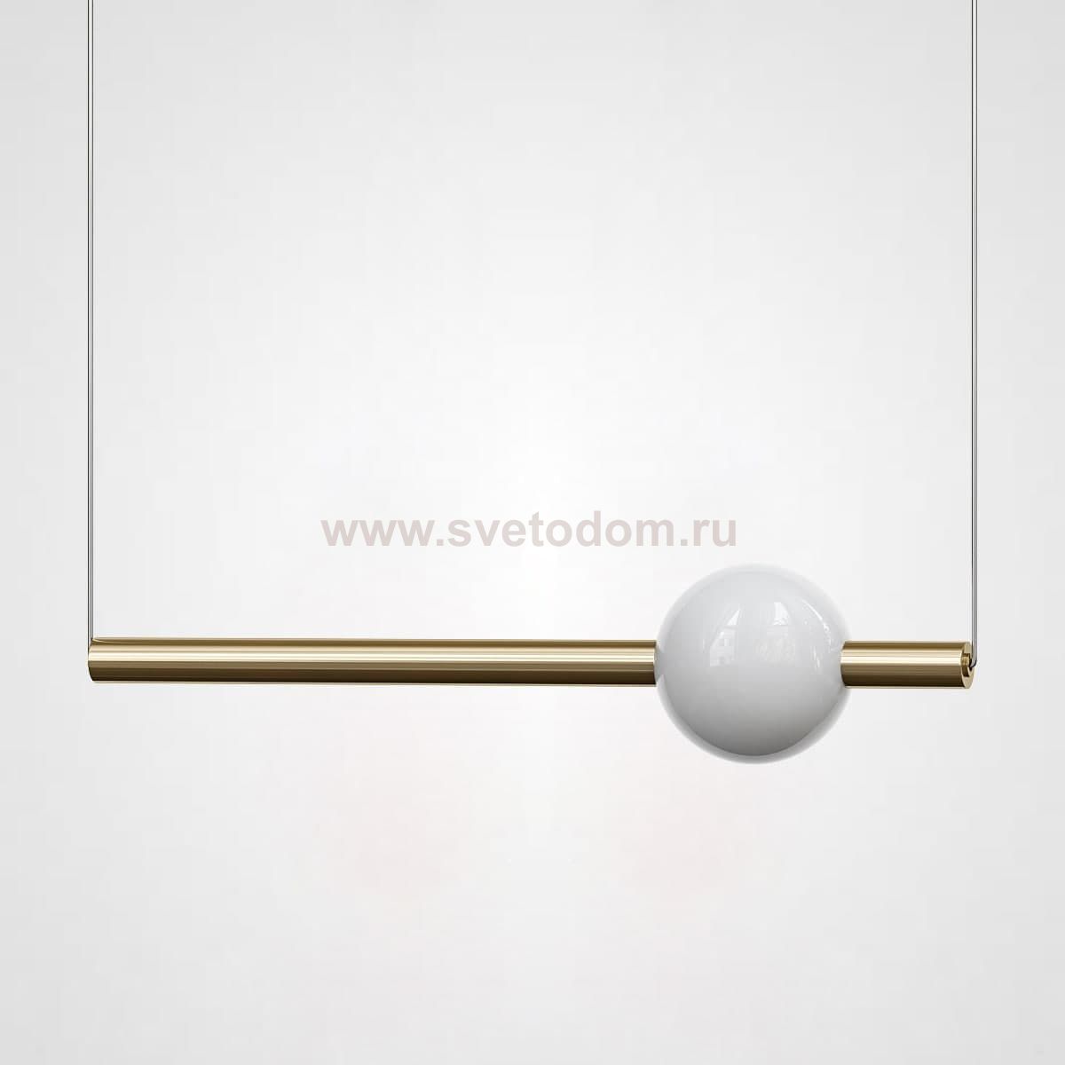 Подвесной светильник broom ORION GLOBE LIGHT gold C L600 ImperiumLoft 186662-22