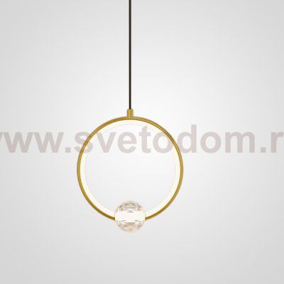 Подвесной светильник LUANA 1 Brass 4000К ImperiumLoft 186705-23