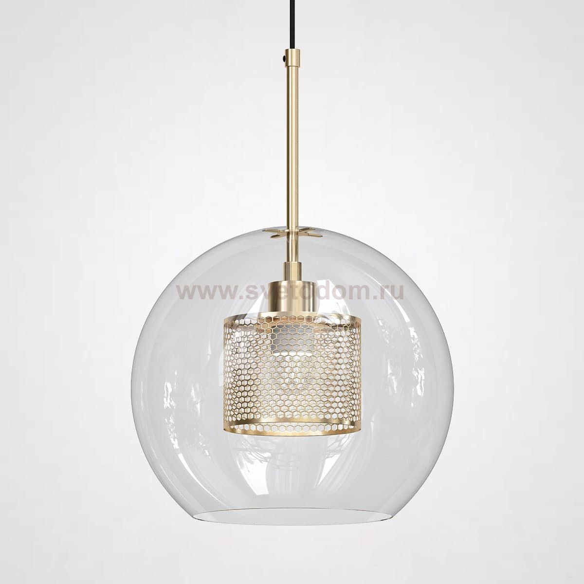 Подвесной светильник CATCH brass D24 ImperiumLoft 186706-26