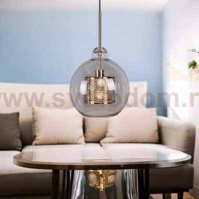 Подвесной светильник CATCH F pear brass D30 ImperiumLoft 186712-26
