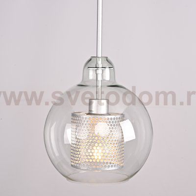 Подвесной светильник CATCH F pear silver D25 ImperiumLoft 186713-26