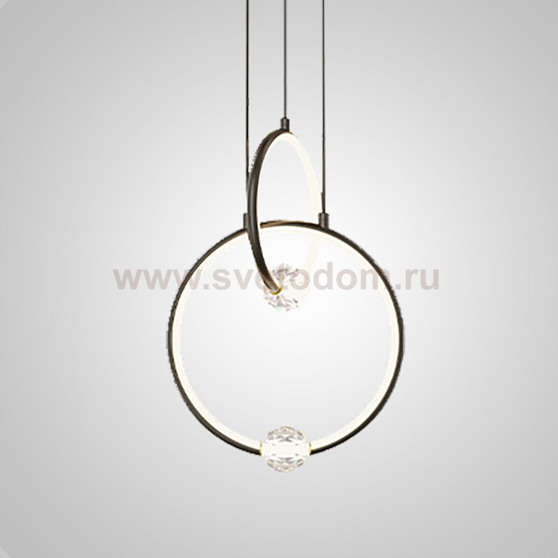 Подвесной светильник LUANA 1 black 3000К ImperiumLoft 186729-23