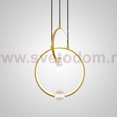Подвесной светильник LUANA 1 2К Brass 3000К ImperiumLoft 186733-23