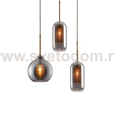 Подвесной светильник CATCH SMOKY D12 ImperiumLoft 186740-23